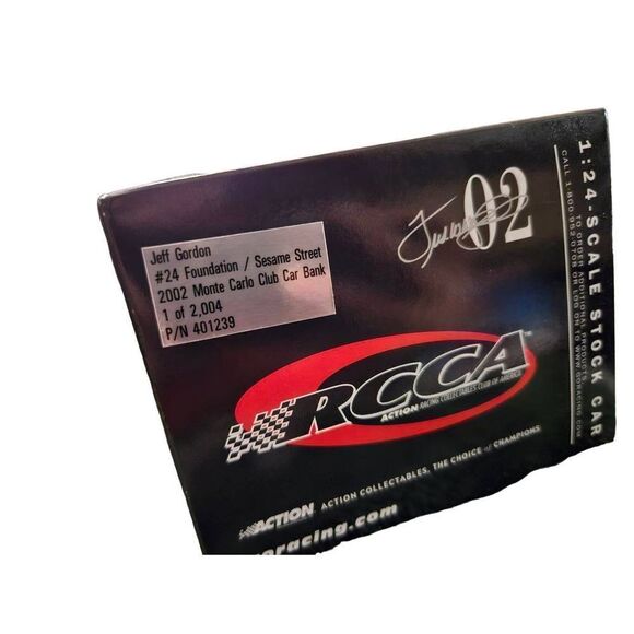 Action Jeff gordon #24 foundation sesame street 2002 Monte carlo club car bank 1 - Picture 10 of 12